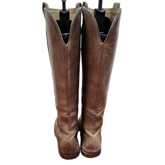 FRYE Boots Women's Leather PAIGE Knee High EQUESTRIAN Riding Boots Size 10 B - Picture 6 of 13